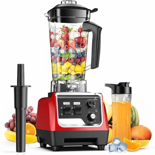 MAGETANG HS-206D 1800W Blender, Ruby Red